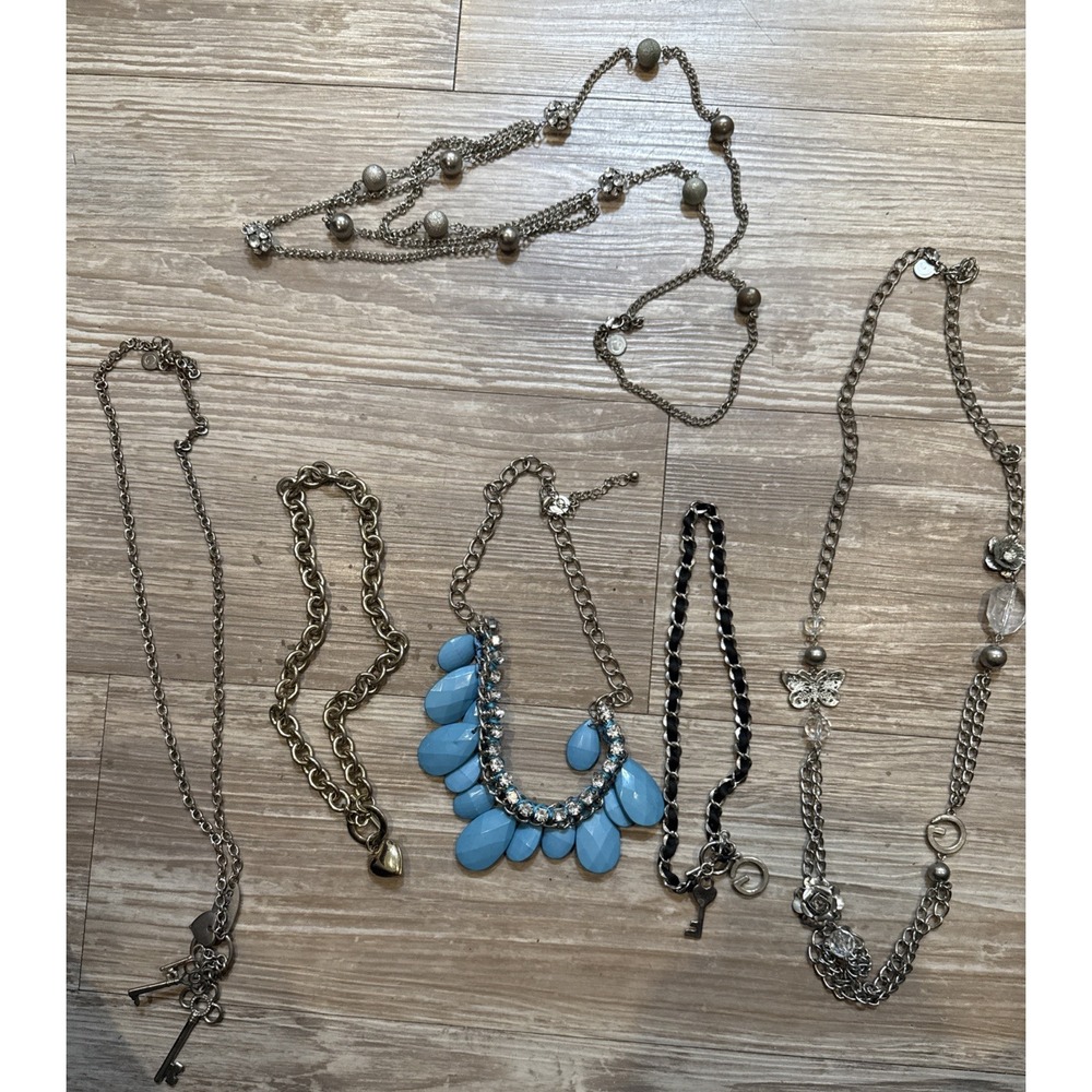 Vintage‎ Lot of 6 Guess Necklaces - All Y2K or Older